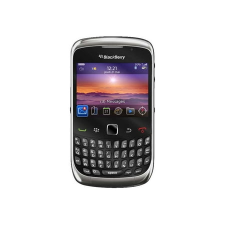T-Mobile BlackBerry Curve 9300 256 MB Smartphone, 2.5" LCD320 x 240, BlackBerry OS 5.0, 3.5G, Graphite Gray