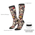 thumbnail image 4 of Logiee rock Skull record artist Print Gift Stocking Stuffers,Adult Stockings,Novelty Socks,Funny Socks Birthday Running Walking Sleeping, 4 of 6