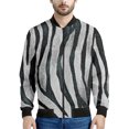 thumbnail image 5 of Chaqueta de vuelo para hombre y mujer, novedad de 2024, con estampado 3D de tigre de Harajuku, estilo hip hop callejero, chaquetas de bombardero con cuello alto, camisetas de manga larga, 5 of 5