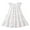 White, variant on Otqutp Breathable Cotton Girls' Summer Dress - Solid Color Loose Fit Pleated Short Sleeve Casual Dress for Middle/Large Children