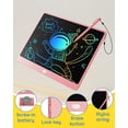 thumbnail image 2 of Tableta de escritura LCD TEKFUN Doodle Board de 16 pulgadas, rosa, 2 of 7