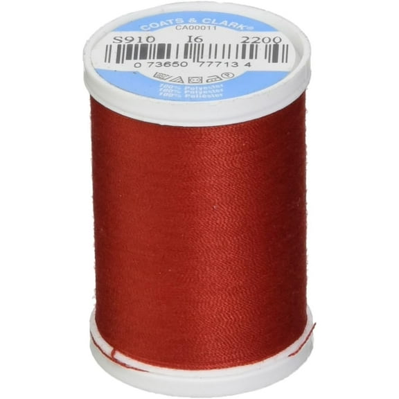 Coats Dual Duty XP General Purpose Thread 250yds, Hero Red S910-2200 00073650777134