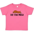 thumbnail image 3 of Inktastic Napping Dis Tew Much Daschund Weiner Dog Brown Boys or Girls Baby T-Shirt, 3 of 5