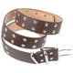 thumbnail image 1 of Adjustable Waist Belt Retro Punk Style Waist Belt Brown Pu Iron Material Belt for Jeans 1Pack, 1 of 4