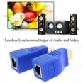 thumbnail image 3 of 30M HDMI To RJ45 Network Cable Extender Converter Repeater Over CAT-5e CAT6 blue_no, 3 of 4