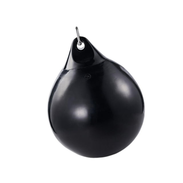 Saco de boxeo pesado de agua, saco de arena impermeable, equipo de entrenamiento de velocidad Negro