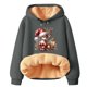 thumbnail image 1 of WILLBEST Sudadera Deportiva para Mujer, Ideal para Navidad E Invierno Sudadera con Capucha Gruesa, Cálida y Colorida Mediana, 1 of 3