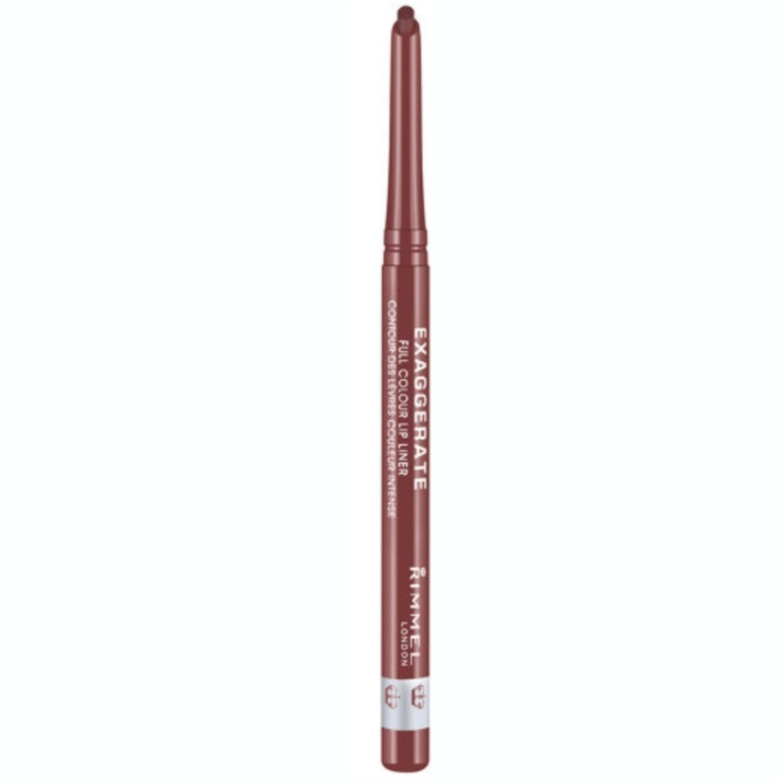 Rimmel Exaggerate Lip Liner, Addiction [018] 0.008 oz (Pack of 2)
