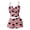 Pink, variant on Gkeoshab Robes for Women Women Heart Pattern Cropped Camisole Top & Pajama Trousers Set Slim Fit Comfortable Threadcloth Loungewear Black L