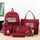 thumbnail image 1 of 4 Pcs Set Kawaii Girls Backpack For Student School Bag Teenager Girls Schoolbag Large Capacity Backpack Women Travel Rucksack, 1 of 4