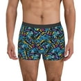 thumbnail image 4 of Wukai Love Music Print Men’s Underwear Breathable Boxer Briefs,&nbsp;Moisture Wicking & Breathable-Small, 4 of 7