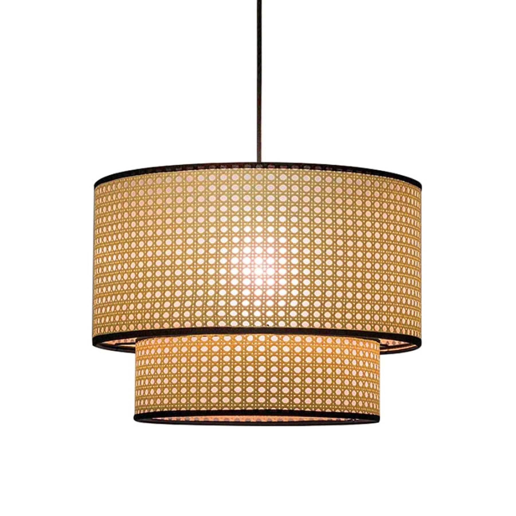 Arturesthome Mid Century Hand-Woven Pendant Light Rattan Lighting Fixtures