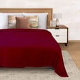 thumbnail image 3 of Cobertor Ligero Matrimonial Elefantito Color Vino Liso Ultrasuave, 3 of 7