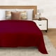 thumbnail image 3 of Cobertor Ligero Matrimonial Elefantito Color Vino Liso Ultrasuave, 3 of 7