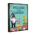 thumbnail image 3 of Welcome To Our Garden Phrase Fairy Tales & Fantasy Graphic Art Jet Black Framed Art Print Wall Art, 3 of 6