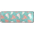 thumbnail image 5 of SKYSONIC 2X6 Feet Kawaii Axolotl Runner Rug with Rubber Backing, Baby Amphibian Non Slip Entryway Rug Runner Washable Soft Area Rug Carpet for Hallway Bedroom Kitchen Decor, 5 of 6