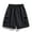 Black Cargo Shorts, variant on HOOMEUMY Men's Cargo Shorts Summer Beach Shorts with Pockets Lightweight Quick Dry Drawstring Elastic Waist Loose Fit Bermuda Short Pants Black L