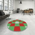 thumbnail image 3 of Ahgly Company Indoor Rectangle Patterned Green Novelty Area Rugs, 7' x 10', 3 of 6
