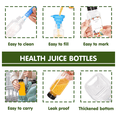 thumbnail image 4 of 12Pcs 8oz Plastic Juice Bottles with Tamper Evident Caps, Reusable Clear Juice Containers with Labels, Funnel and Brush, 4 of 7