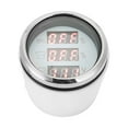 thumbnail image 3 of Waterproof Digital Meter, IP67 Waterproof Water Level Gauge Water Level Sewage Voltage  for RV for Boats Black Dial,White Dial, 3 of 7