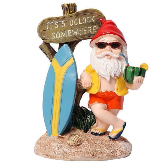 MesaSe Garden Statue Dwarf Statue Resin Goblin Ornament Sculptures for Home Garden Yard Decor