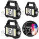 thumbnail image 4 of Linterna Eléctrica LED 3 Uds Mano Solar Al para Acampar (COB Plateado), 4 of 9