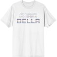thumbnail image 3 of Ciao Bella Adult White Crew Neck Short Sleeve Tee-XS, 3 of 4