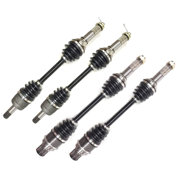 DTA 4 Front and Rear CV Axles for Yamaha Grizzly 350 400 and Kodiak 400 (2003-2011) Full Set