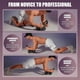 thumbnail image 5 of Plancha con rodillo abdominal para entrenamiento de core | Rueda abdominal con rebote automático | Equipo de entrenamiento con rodillos abdominales | Ruedas de rodillos abdominales para gimnasio, 5 of 5