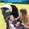 thumbnail image 2 of Portable Handheld Mini Fan 3 Speeds Usb Rechargeable Silent Clip-on Desk Baby Stroller Cooling Fan black, 2 of 5
