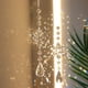 thumbnail image 5 of Receptor De Luz Atrapaluz de cristal Prisma Copo de nieve Campanilla de viento Colgante Navidad Sundrop (A) Likrtyny Libre de BPA, 5 of 8