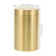 thumbnail image 2 of PBPBOX 1Pc Brass Food Storage Jar Sealed Canister for Tea Coffee Beans and Cereals, 2 of 5