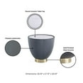 thumbnail image 4 of Manhattan Comfort Anderson End Table 2.0 with Steel Frame in Gray, 4 of 7
