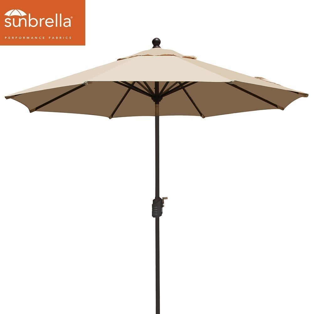 EliteShade Sunbrella 9Ft Market Umbrella Patio Outdoor Table Umbrella