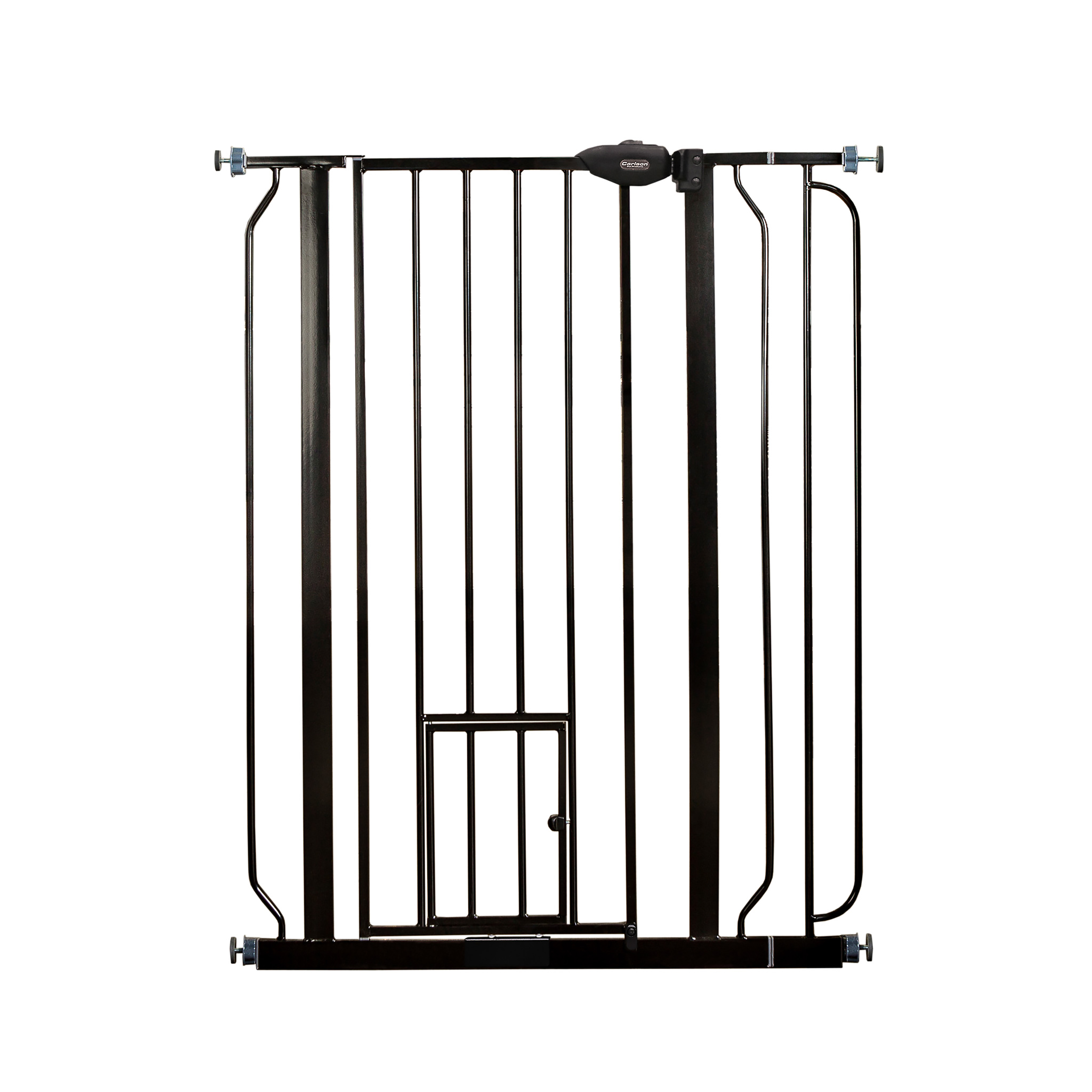 Carlson 36" Extra Tall Walk-Through Pet Gate, Black photo 2