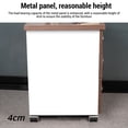 thumbnail image 4 of Rouleaux d'Appareils, Déménageurs de Meubles Robustes, Base Mobile Réglable de 17,7 à 27,5 Pouces, Capacité de 660 Lb, pour Laveuse, Sécheuse, Réfrigérateur, avec Caoutchouc Anti-Vibration, 4 of 7