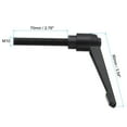 thumbnail image 3 of Uxcell Handles Adjustable Clamping Lever Push Button Ratchet Male Threaded Stud 2 Pack M10 x 70mm Black, 3 of 6