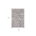 thumbnail image 4 of 2' X 3' Tan Taupe And Gray Abstract Power Loom Distressed Stain Resistant Area Rug, 4 of 9