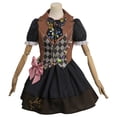 thumbnail image 5 of Johnny Depp Mad Cos Hatter Cosplay Película de fantasía Disfraz de Alicia Sombrero Medias Trajes Adulto Masculino Femenino Ropa de fiesta de Halloween, 5 of 5