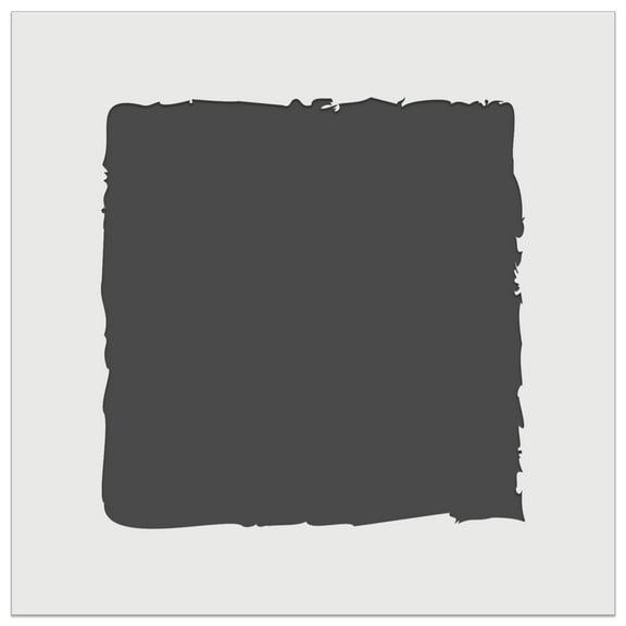 Sketchy Solid Square DIY Cookie Wall Craft Stencil - 3.5 Inch
