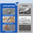 thumbnail image 5 of JIATER Waffle Bathroom Rugs Non-Slip Washable Bath Mat Super Absorbent Quick Dry, 5 of 9