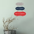 thumbnail image 4 of Signs ByLITA Designer No Climbing Sign (Blue) - Small, 4 of 5