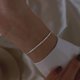 thumbnail image 2 of Pulsera ajustable de Gypsophila para mujer, brazalete de Gypsophila brillante, joyería fina de moda, regalo de fiesta de boda, 2023 nuevo plata, 2 of 4
