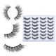 thumbnail image 3 of FQ02 Cat eye Eyelashes 3D Natural False Lashes Fluffy Soft Cross, 3 of 5
