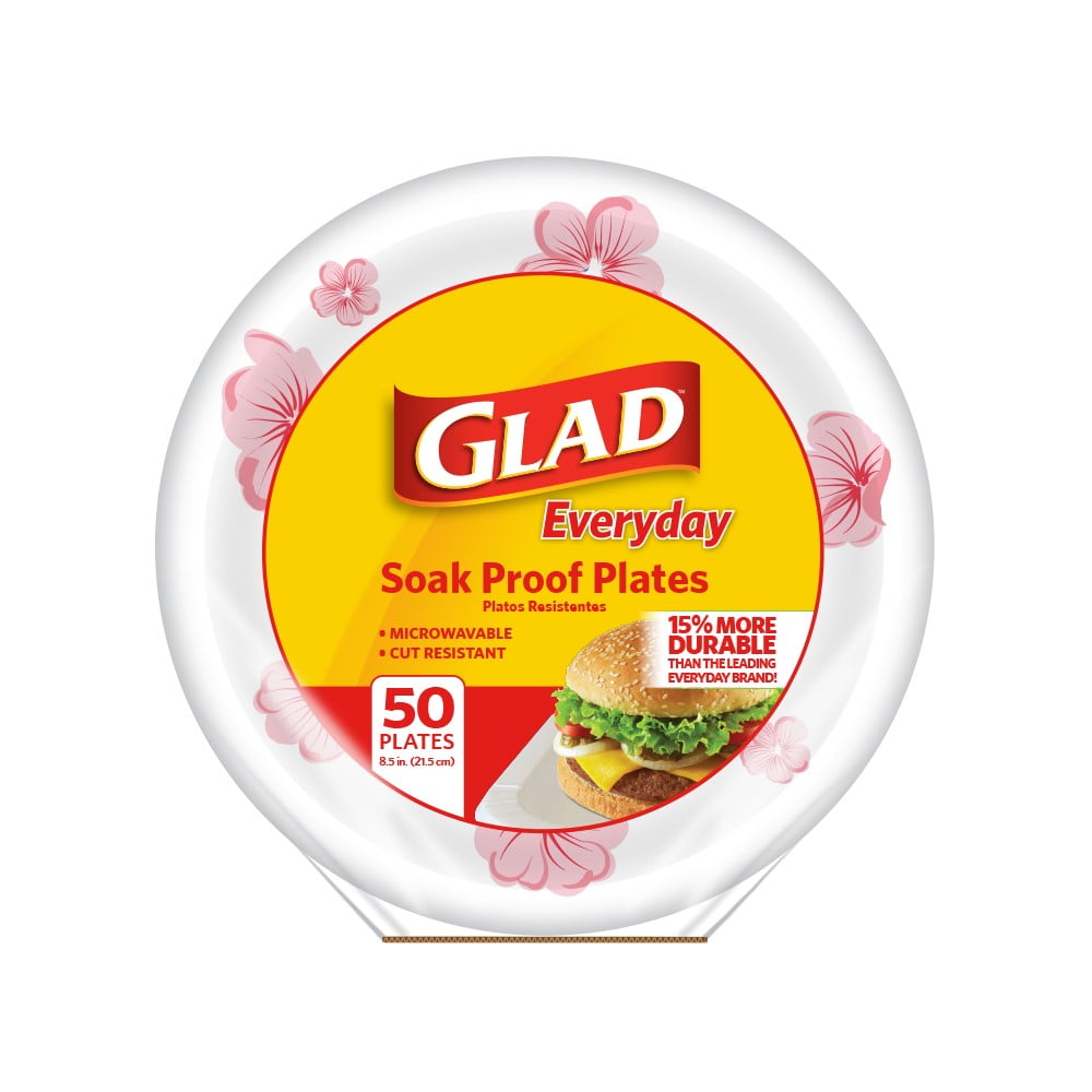 glad paper plates