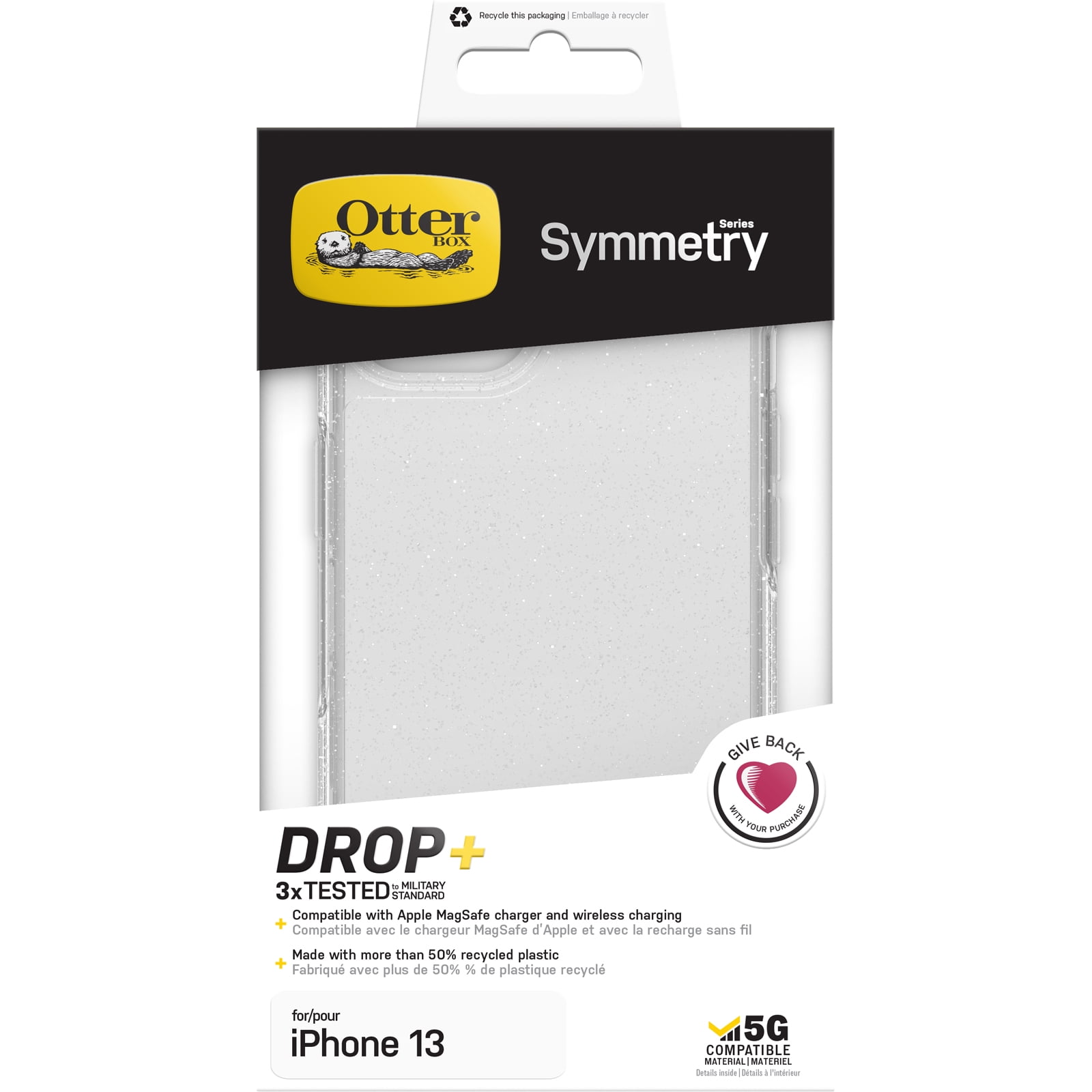 OtterBox Symmetry Series Clear Case for Apple iPhone 13 - Stardust