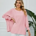 thumbnail image 2 of Birdeem Mode Hauts pour Femmes Manches Longues Col Rond Blouse Chemise T-Shirt Hauts, 2 of 8