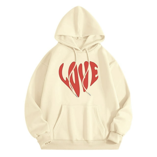 WEAIXIMIUNG Womens Sweatshirts Trending Ladies' Cute Pullover Comfortable Drawstring Hoodie with Pocket Sweatshirt 2