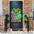 thumbnail image 5 of Mgcok Easter Wreath Door Flag Door Hanging Door Cover Decoration Spring Easter Decor For Front Door Festive, 5 of 9