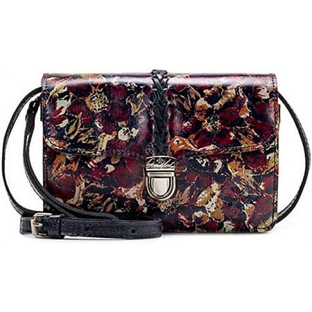 Patricia Nash Bianco Scarlet Bloom Organizer Crossbody